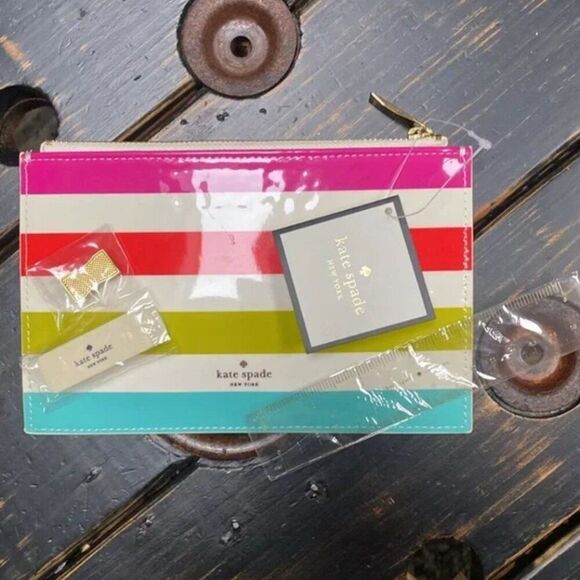 Kate ♠️ Spade Pencil Pouch or Clutch - Picture 6 of 9